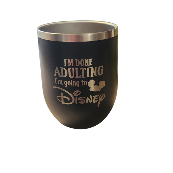 Disney Other - Disney Black and Silver Insulated Tumbler